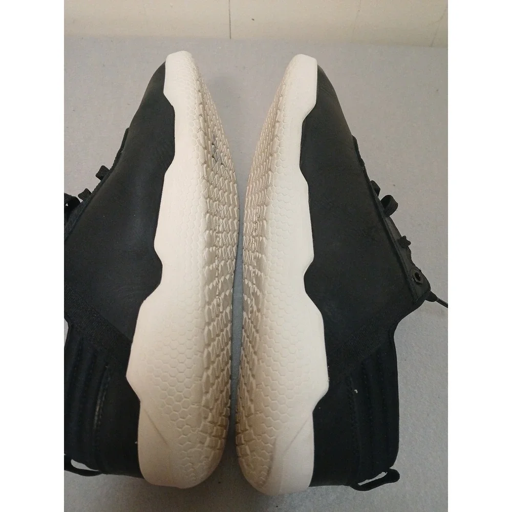 Caterpillar CAT Black White Mens Leather Casual Shoes Sneakers P724185 Mens 11